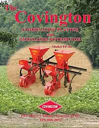 Combination Planter and Fertilizer Distributor Instructions